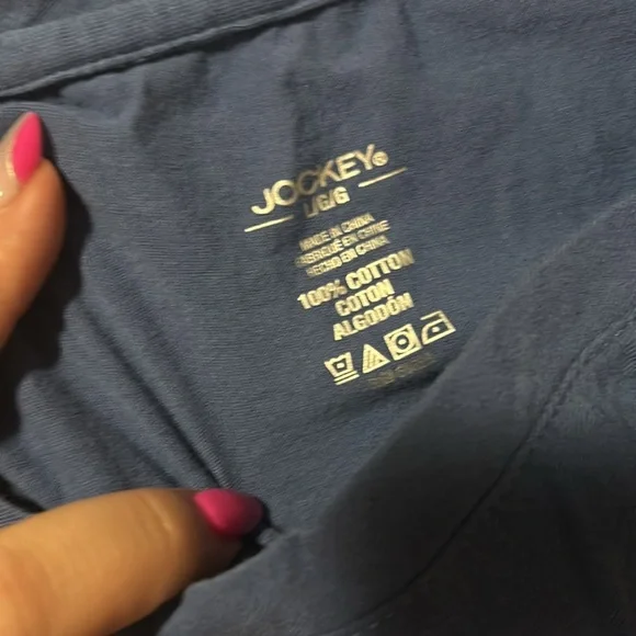 Blue Jockey Short Sleeve Nightgown - Large - Picture 4 of 4